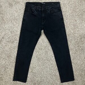 Kenneth Cole New York I Mens Slim Fit Jeans Faded Black Denim Pants I Size 30x30